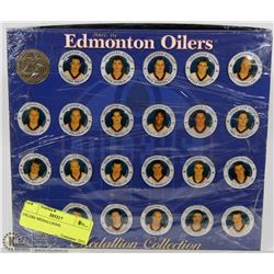 OILERS MEDALLIONS.