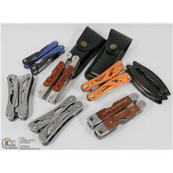LARGE COLLECTION OF ASSORTED MULTI TOOLS INCLUDING