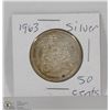 Image 1 : 1963 CANADIAN SILVER 50 CENT PIECE