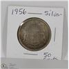 Image 1 : 1956 CANADIAN SILVER 50 CENT PIECE
