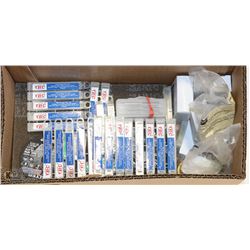 BOX OF ASSORTED CUTTING DISKS, STRAIGHT FLUTE