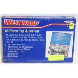 40 PIECE WESTWARD TAP AND DIE SET