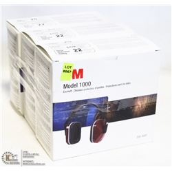 LOT OF 3 3M MODEL 1000 HEARING PROTECTION
