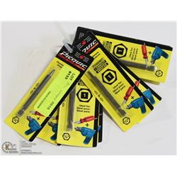 LOT OF 9 1/4" PICQUIC SCREW DRIVER HEADS