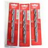 Image 1 : LOT OF 3 MILWAUKEE 31/64" DRILL BITS