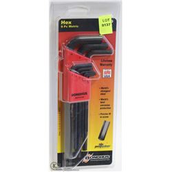 BONDHAUS 9PC METRIC HEX KEY SET