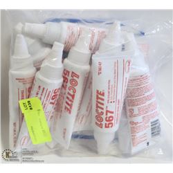 LOT OF 9 TUBES LOCTITE 567 THREAD SEALANT