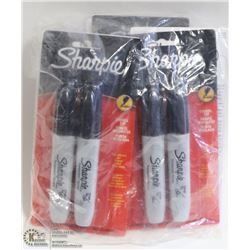 LOT OF 6 PACKS OF 2 CHISEL TIP SHARPIES