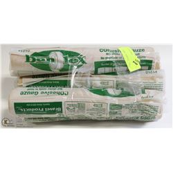 LOT OF 6 ROLLS OF COHESIVE GAUZE