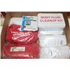 Image 1 : BOX OF FIRST AID NEEDS AND INSPECTION GLOVES