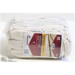 1 DOZEN ECONOMY LEATHER PALM WORK GLOVES