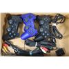 Image 1 : BOX W/3 SONY PLAYSTATION REMOTES &