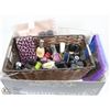 Image 1 : BOX W/NEW PRODUCTS - BASKET OF NAIL