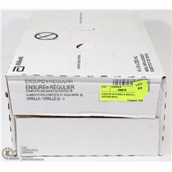 CASE OF 24 VANILLA REGULAR ENSURE MEAL