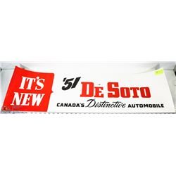 1951 ORIGINAL DESOTO SIGN