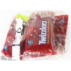 LOT OF 6 TWIZZLERS FILLED TWISTS CANDY
