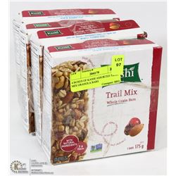 4 BOXES OF KASHI ASSORTED TRAIL MIX GRANOLA BARS