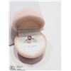 Image 3 : 12) 10KT WHITE GOLD PINK SAPPHIRE RING