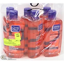 LOT OF 6 CLEAN & CLEAR ESSENTIALS DEEP CLEANING