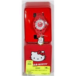#12) LADIES/ GIRLS HELLO KITTY WATCH