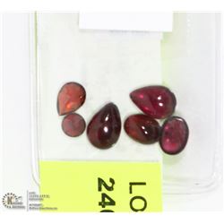 40) ASSORTMENT OF GENUINE GARNETS GEMSTONES