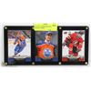 Image 1 : LOT OF 3 CONNOR MCDAVID HOCKEY CARDS.