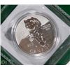Image 2 : 2013 CANADIAN SILVER $20 WOLF COIN.