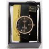 Image 1 : #7) GUANQIN MENS CALENDAR DATE WATCH BLACK STRAP