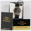 Image 2 : #7) GUANQIN MENS CALENDAR DATE WATCH BLACK STRAP
