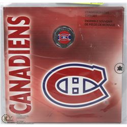 MONTREAL CANADIENS COMMEMORATIVE COIN SET.