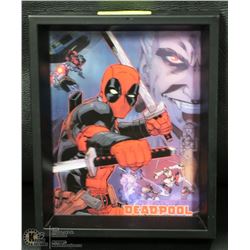 DEAD POOL 3D SHADOW BOX PICTURE
