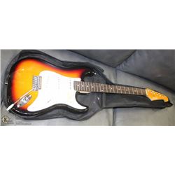 CWL BY WASHBURN ELECTRIC GUITAR WITH SOFT CASE.