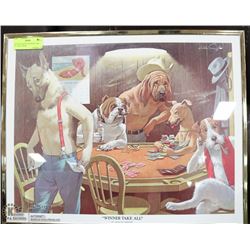 ARTHUR SARNOFF WINNER TAKE ALL DOG POKER