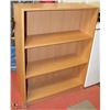 Image 1 : OAK COLOR 3 SHELF BOOK CASE.