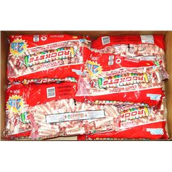 LARGE FLAT OF CANDYROLL ROCKETS - 120 PER BAG