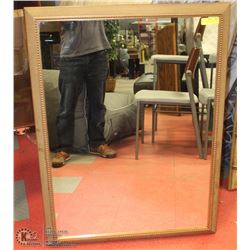 GOLD FRAMED WALL MIRROR 30" X 41"