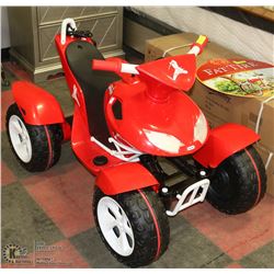 LITTLE TIKES ELECTRIC CHILDREN QUAD ALL COMPLETE