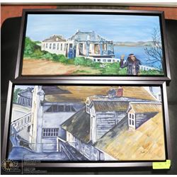 2 ALCATRAZ PAINTINGS
