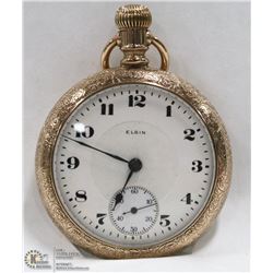 1925 ELGIN 18 SIZE 15 JEWEL POCKET WATCH.