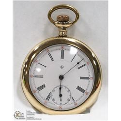 1912 T. EATON 12 SIZE 15 JEWEL POCKET WATCH.