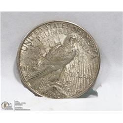 1923 US .999 SILVER PEACE DOLLAR.