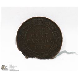 1917 CANADIAN LARGE PENNY.