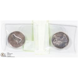 LOT OF TWO 1967 CANADIAN CENTENNIAL 50 CENT PIECES