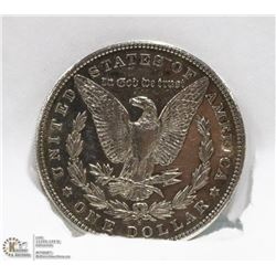 1891 MORGAN SILVER DOLLAR WITH S MINT MARK.