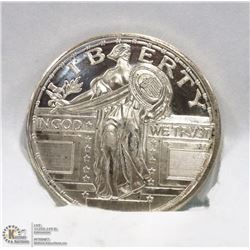 1 TROY OUNCE .999 SILVER US FREEDOM COIN.