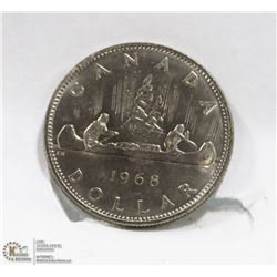 1968 CANADIAN $1.00 COIN.