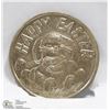 Image 1 : HAPPY EASTER 1 TROY OZ .999 SILVER COIN.