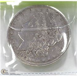 1921 MORGAN US SILVER DOLLAR.