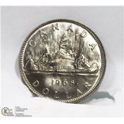 1968 CANADIAN $1.00 COIN.