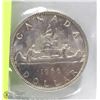 Image 1 : 1966 CANADIAN SMALL BEAD SILVER DOLLAR.
